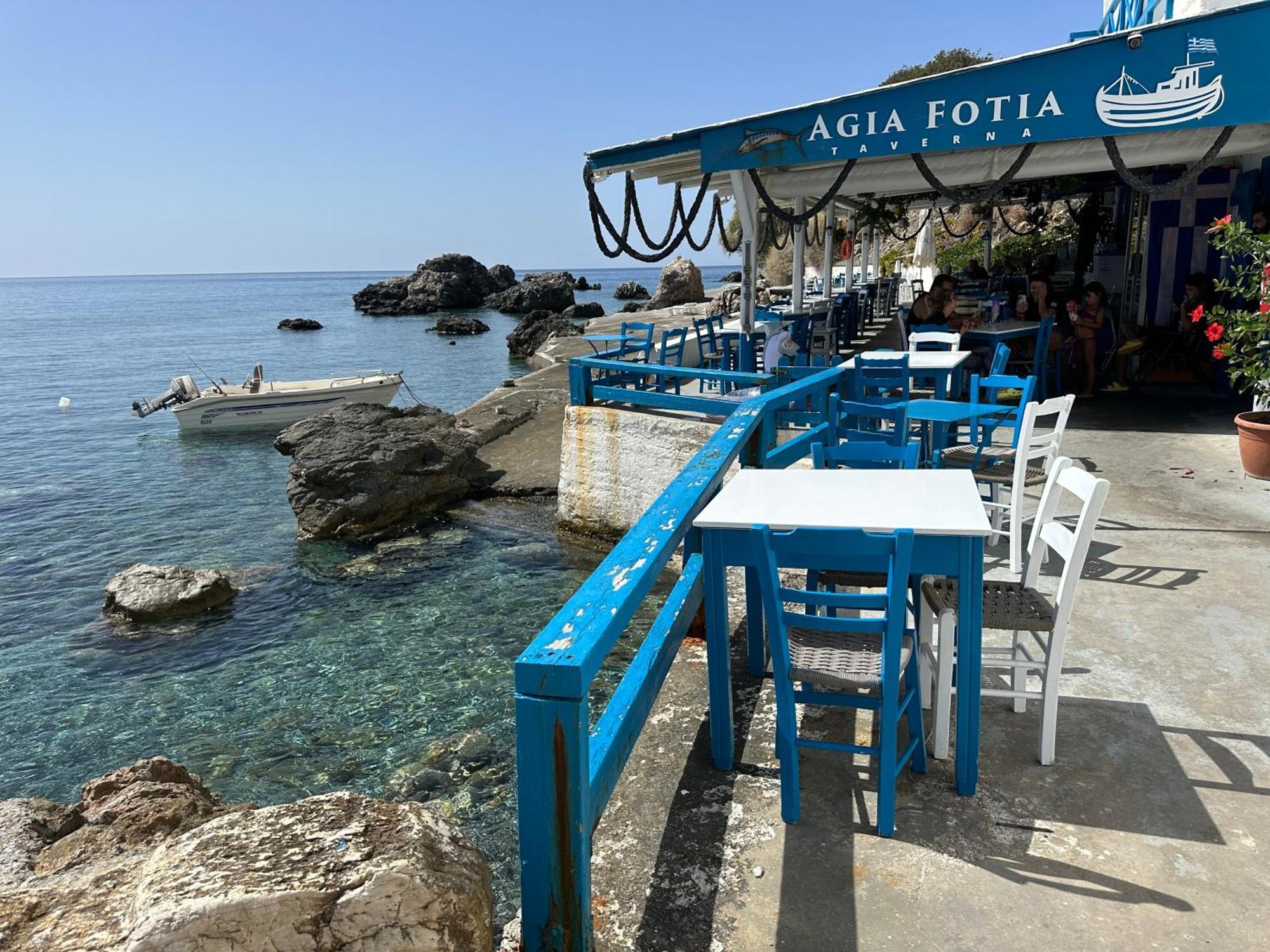 Agia Fotia Taverna Kerames Экстерьер фото